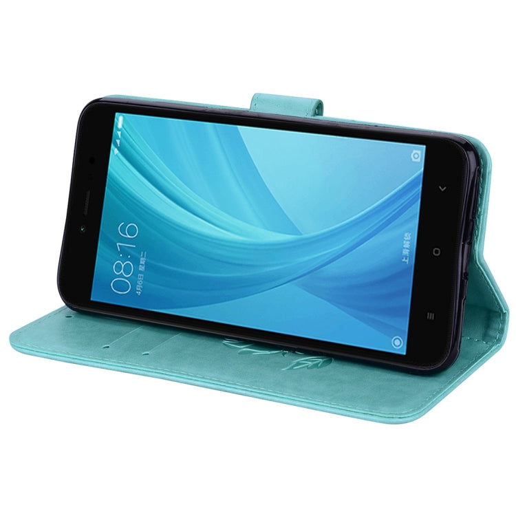 For Xiaomi Redmi Note 5A Pro / Prime Roses Pressed Flowers Pattern Flip Leather Case with Holder & Card Slots & Wallet