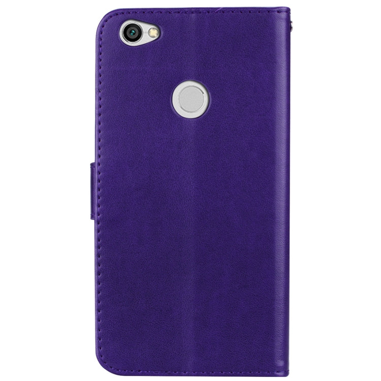 For Xiaomi Redmi Note 5A Pro / Prime Roses Pressed Flowers Pattern Flip Leather Case with Holder & Card Slots & Wallet