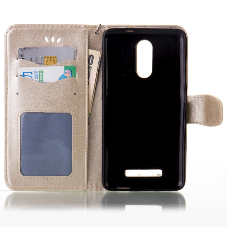 For Xiaomi Redmi Note 3 Pressed Flowers Butterfly Love Pattern Horizontal Flip Leather Case with Holder & Card Slots & Wallet & Lanyard & Photo Frame