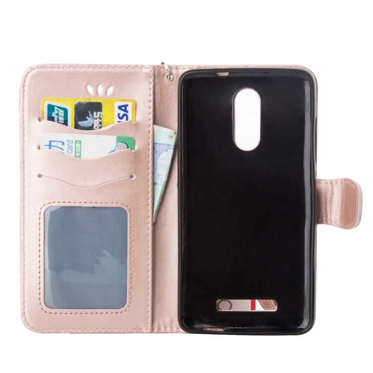 For Xiaomi Redmi Note 3 Pressed Flowers Butterfly Love Pattern Horizontal Flip Leather Case with Holder & Card Slots & Wallet & Lanyard & Photo Frame