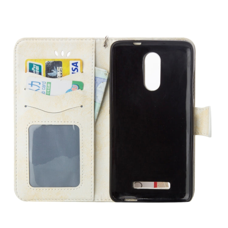 For Xiaomi Redmi Note 3 Pressed Flowers Butterfly Love Pattern Horizontal Flip Leather Case with Holder & Card Slots & Wallet & Lanyard & Photo Frame