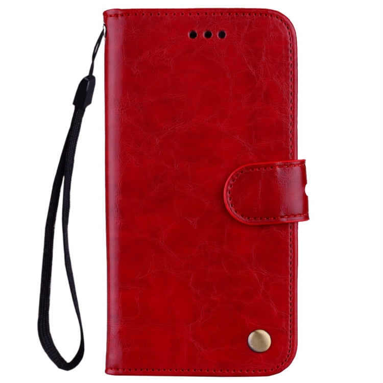 For Xiaomi Redmi 4A Business Style Oil Wax Texture Horizontal Flip Leather Case with Holder & Card Slots & Wallet & Lanyard