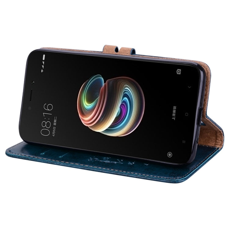 For Xiaomi Redmi 5A Business Style Oil Wax Texture Horizontal Flip Leather Case with Holder & Card Slots & Wallet & Lanyard