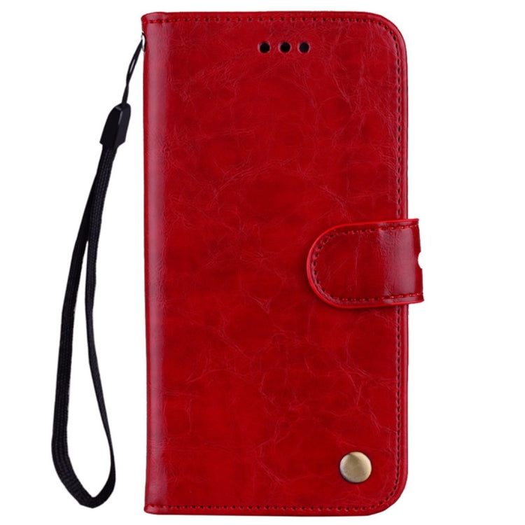 For Xiaomi Redmi 5A Business Style Oil Wax Texture Horizontal Flip Leather Case with Holder & Card Slots & Wallet & Lanyard