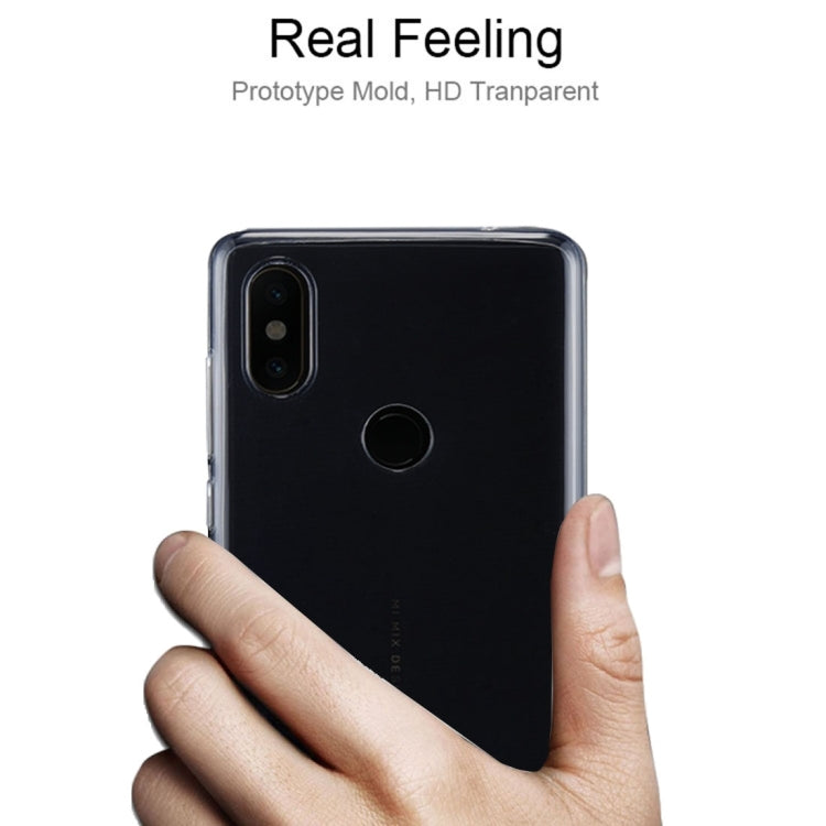 50 PCS for Xiaomi Mi Mix 2s 0.75mm Ultra-thin Transparent TPU Protective Case