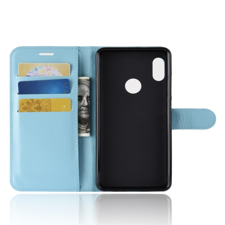 For Xiaomi Redmi Note 5 Pro Litchi Texture Horizontal Flip Protective Leather Case with Holder & Card Slots & Wallet