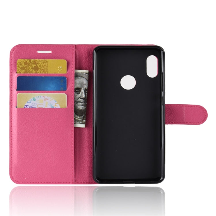 For Xiaomi Redmi Note 5 Pro Litchi Texture Horizontal Flip Protective Leather Case with Holder & Card Slots & Wallet