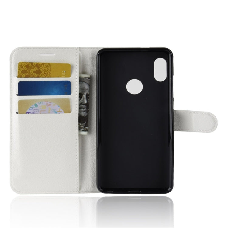 For Xiaomi Redmi Note 5 Pro Litchi Texture Horizontal Flip Protective Leather Case with Holder & Card Slots & Wallet