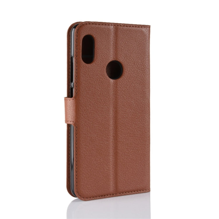 For Xiaomi Redmi Note 5 Pro Litchi Texture Horizontal Flip Protective Leather Case with Holder & Card Slots & Wallet