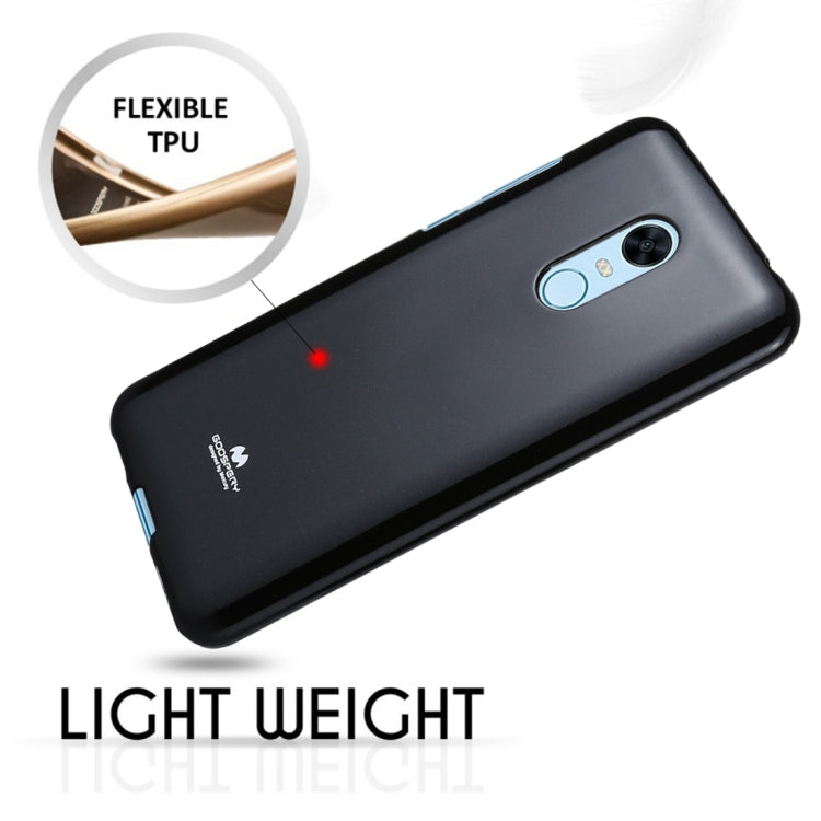 GOOSPERY PEARL JELLY Series for Xiaomi Redmi 5 Plus TPU Full Coverage Protective Back Cover Case