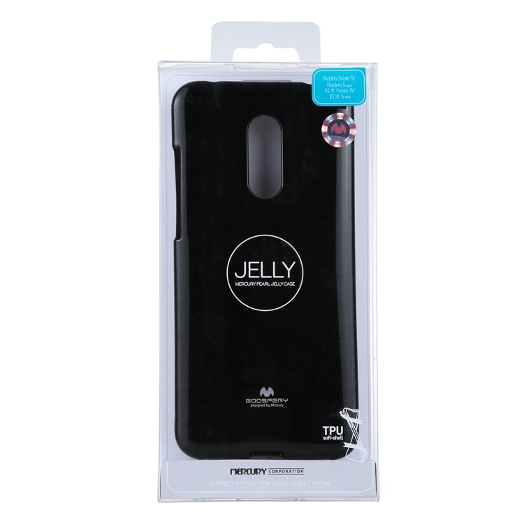 GOOSPERY PEARL JELLY Series for Xiaomi Redmi 5 Plus TPU Full Coverage Protective Back Cover Case