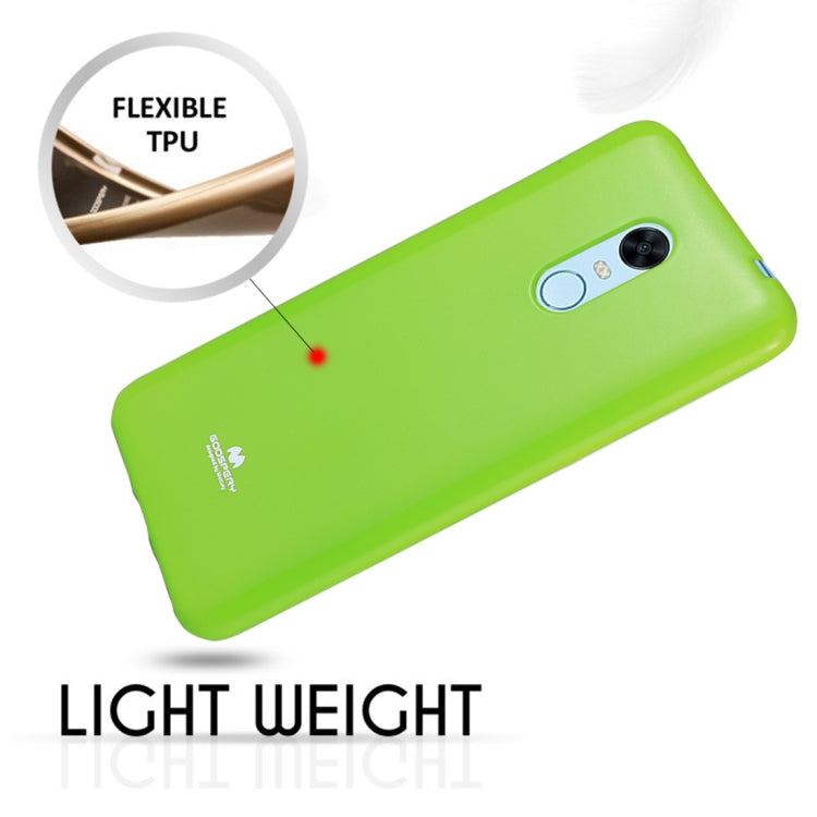 GOOSPERY PEARL JELLY Series for Xiaomi Redmi 5 Plus TPU Full Coverage Protective Back Cover Case