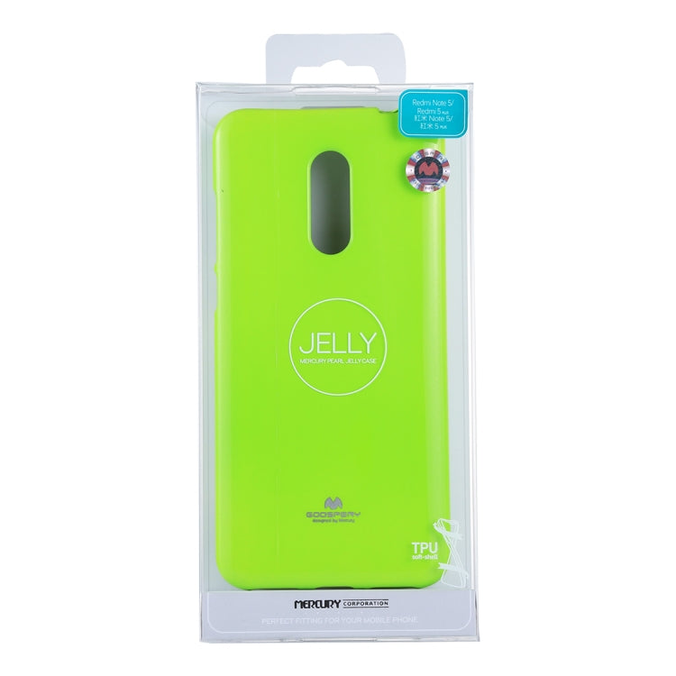 GOOSPERY PEARL JELLY Series for Xiaomi Redmi 5 Plus TPU Full Coverage Protective Back Cover Case