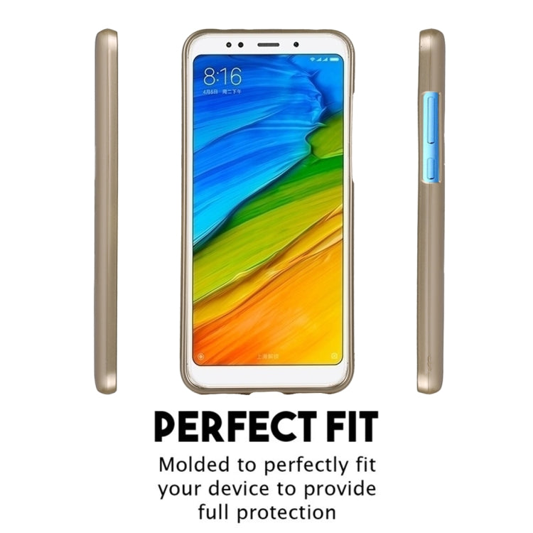 GOOSPERY PEARL JELLY Series for Xiaomi Redmi 5 Plus TPU Full Coverage Protective Back Cover Case