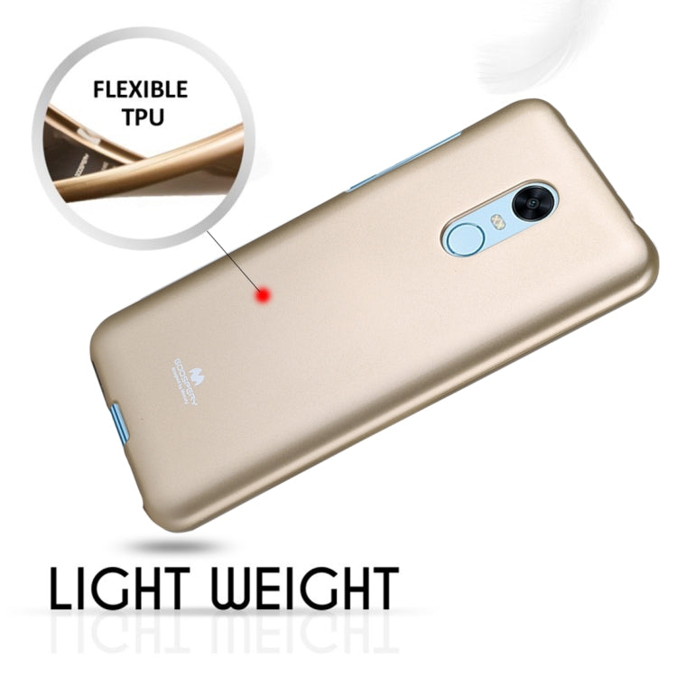 GOOSPERY PEARL JELLY Series for Xiaomi Redmi 5 Plus TPU Full Coverage Protective Back Cover Case