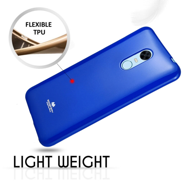 GOOSPERY PEARL JELLY Series for Xiaomi Redmi 5 Plus TPU Full Coverage Protective Back Cover Case