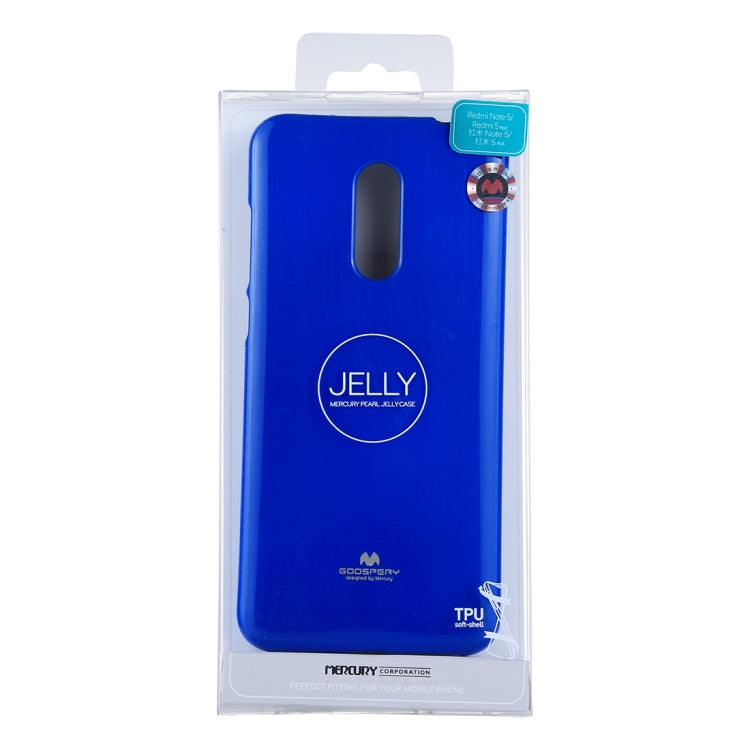 GOOSPERY PEARL JELLY Series for Xiaomi Redmi 5 Plus TPU Full Coverage Protective Back Cover Case
