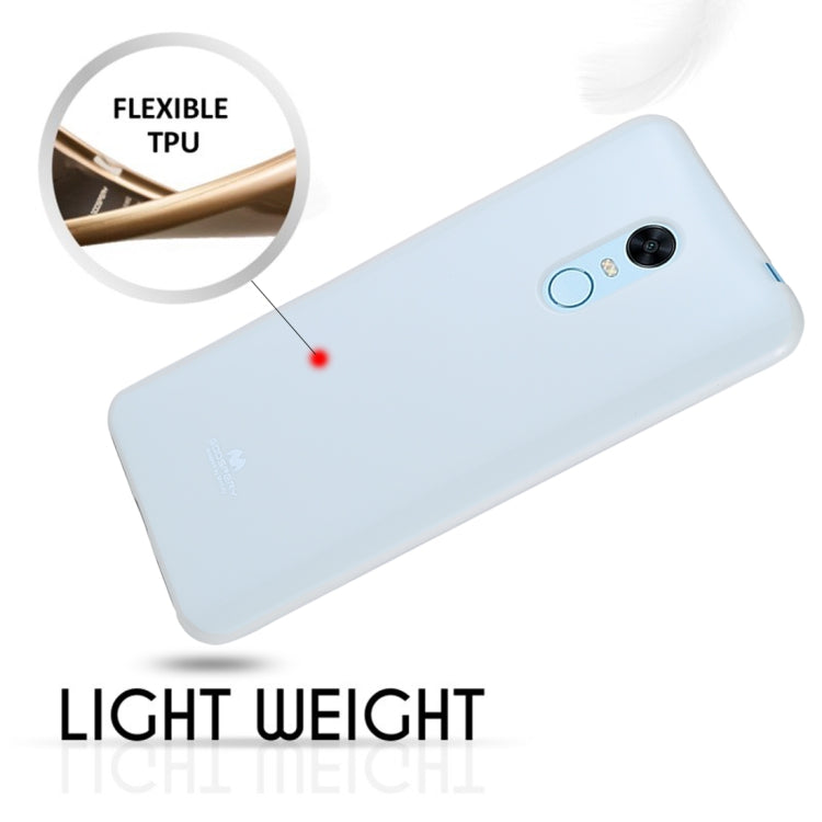 GOOSPERY PEARL JELLY Series for Xiaomi Redmi 5 Plus TPU Full Coverage Protective Back Cover Case