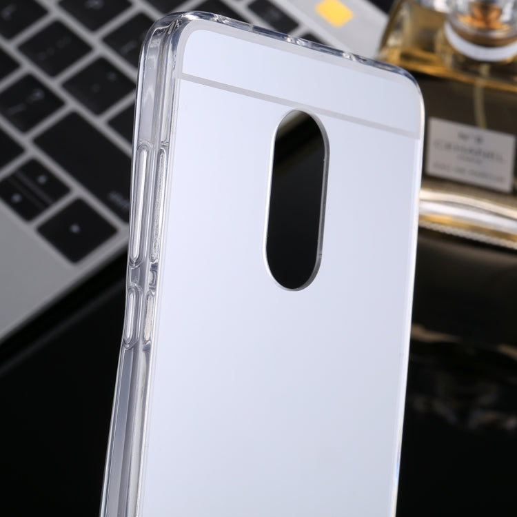 For Xiaomi Redmi Note 4 & Redmi Note 4X Acrylic + TPU Electroplating Mirror Protective Back Cover Case(Silver)