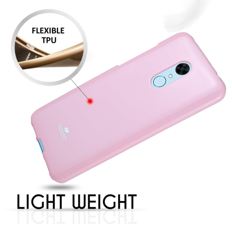 GOOSPERY PEARL JELLY Series for Xiaomi Redmi 5 TPU Full Coverage Protective Back Cover Case