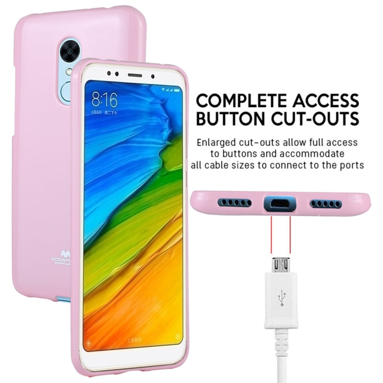 GOOSPERY PEARL JELLY Series for Xiaomi Redmi 5 TPU Full Coverage Protective Back Cover Case