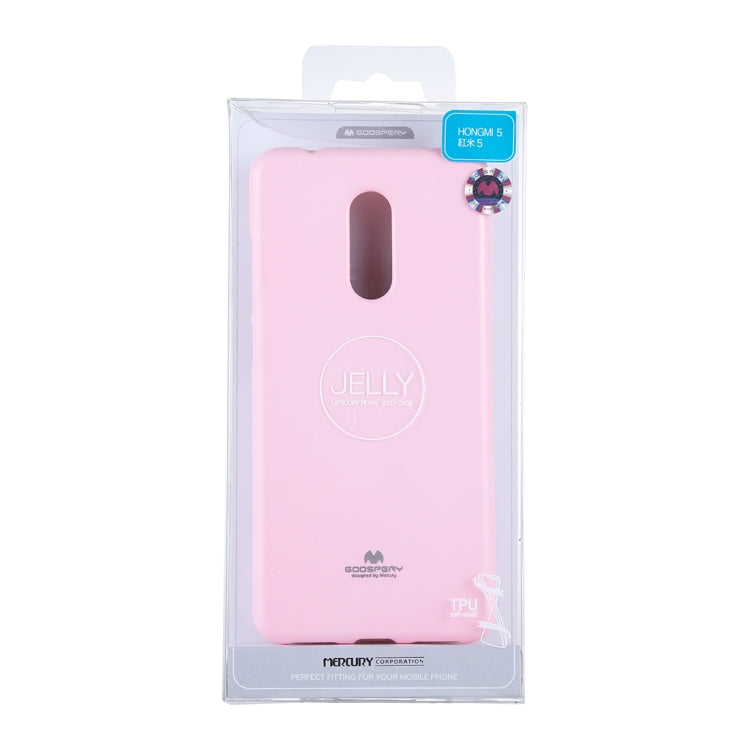 GOOSPERY PEARL JELLY Series for Xiaomi Redmi 5 TPU Full Coverage Protective Back Cover Case