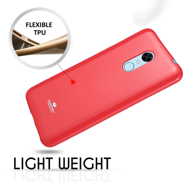 GOOSPERY PEARL JELLY Series for Xiaomi Redmi 5 TPU Full Coverage Protective Back Cover Case