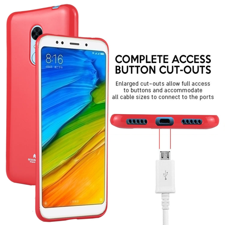 GOOSPERY PEARL JELLY Series for Xiaomi Redmi 5 TPU Full Coverage Protective Back Cover Case