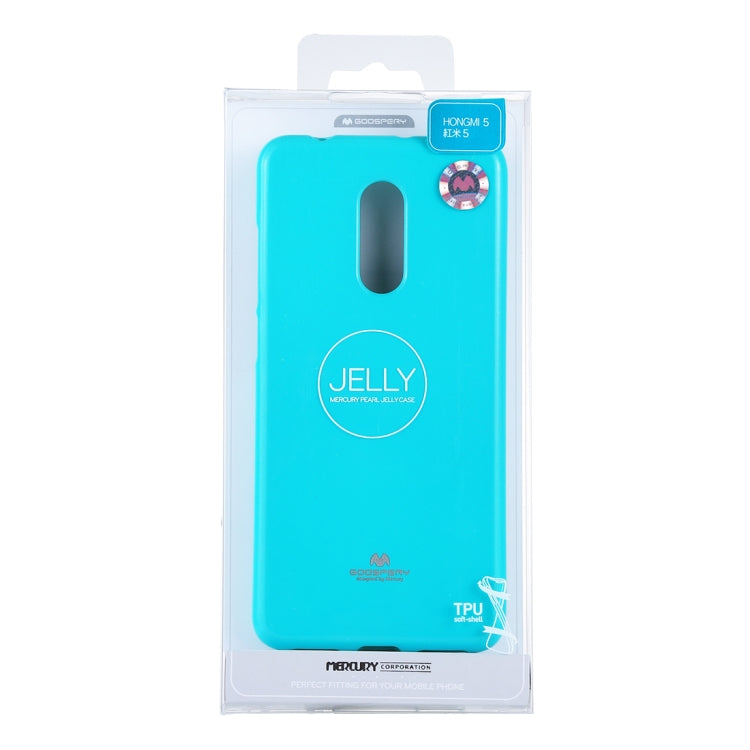 GOOSPERY PEARL JELLY Series for Xiaomi Redmi 5 TPU Full Coverage Protective Back Cover Case
