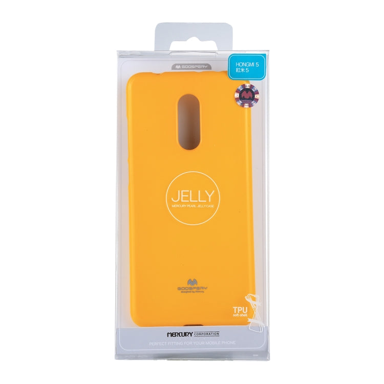 GOOSPERY PEARL JELLY Series for Xiaomi Redmi 5 TPU Full Coverage Protective Back Cover Case