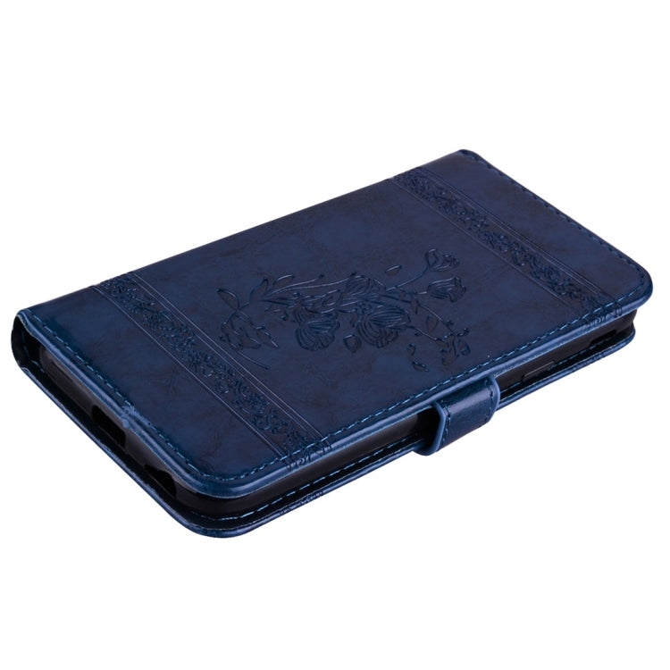 For Xiaomi Redmi 5 Plus Vintage Oil Wax Texture Embossed Horizontal Flip Leather Case with Holder & Card Slots & Wallet & Photo Frame & Lanyard