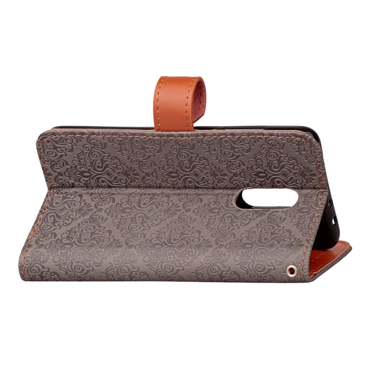 For Xiaomi Redmi 5 European Style Embossed Horizontal Flip Protective Leather Case with Holder & Card Slots & Wallet & Photo Frame & Lanyard