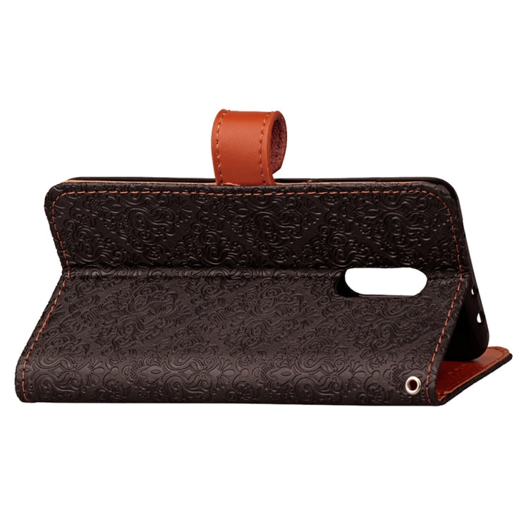 For Xiaomi Redmi 5 Plus European Style Embossed Horizontal Flip Protective Leather Case with Holder & Card Slots & Wallet & Photo Frame & Lanyard