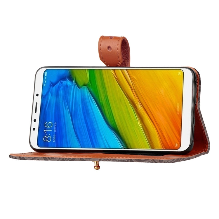 For Xiaomi Redmi 5 Plus European Style Embossed Horizontal Flip Protective Leather Case with Holder & Card Slots & Wallet & Photo Frame & Lanyard