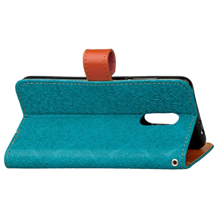 For Xiaomi Redmi 5 Plus European Style Embossed Horizontal Flip Protective Leather Case with Holder & Card Slots & Wallet & Photo Frame & Lanyard