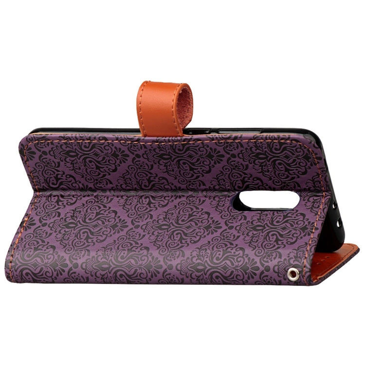 For Xiaomi Redmi 5 Plus European Style Embossed Horizontal Flip Protective Leather Case with Holder & Card Slots & Wallet & Photo Frame & Lanyard