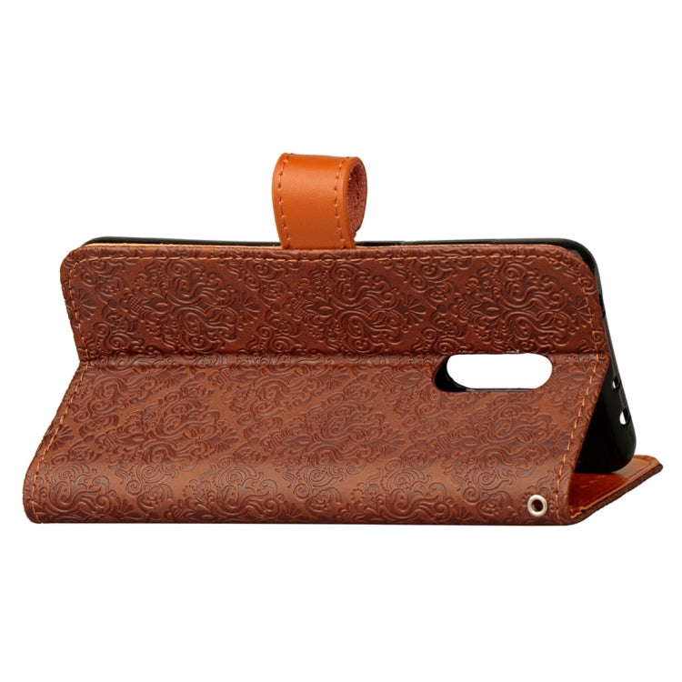 For Xiaomi Redmi 5 Plus European Style Embossed Horizontal Flip Protective Leather Case with Holder & Card Slots & Wallet & Photo Frame & Lanyard