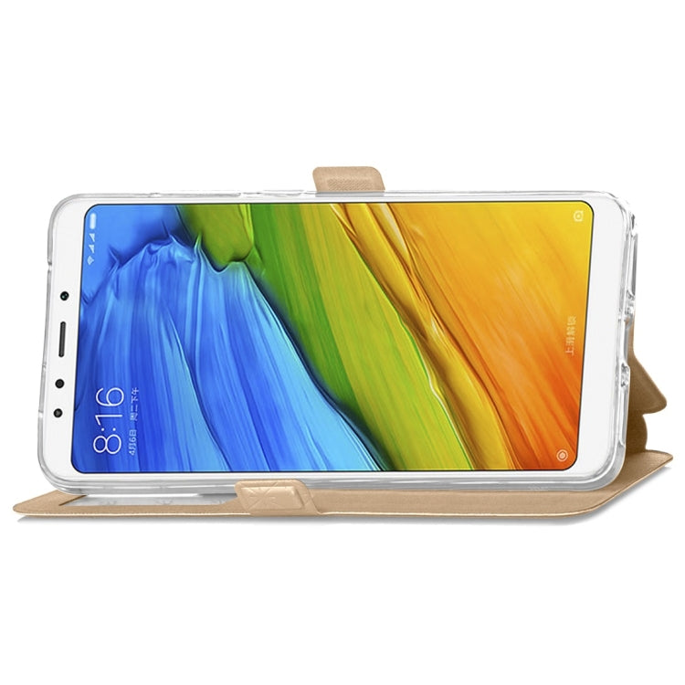 For Xiaomi Redmi 5 Argyles Texture Horizontal Flip Leather Case with Holder & Card Slots & Call Display ID