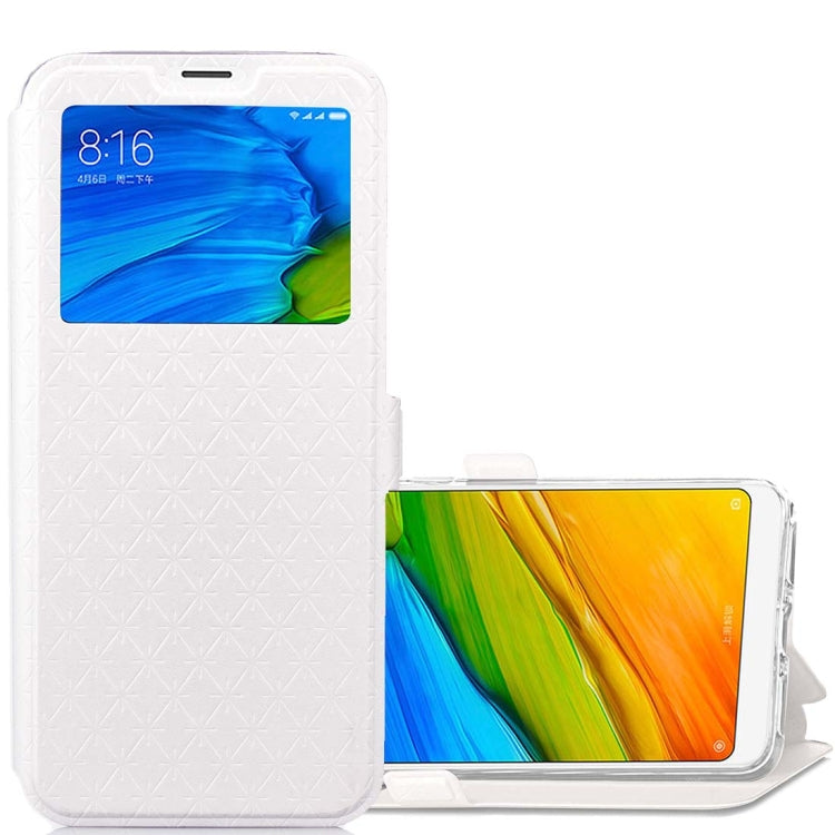 For Xiaomi Redmi 5 Argyles Texture Horizontal Flip Leather Case with Holder & Card Slots & Call Display ID