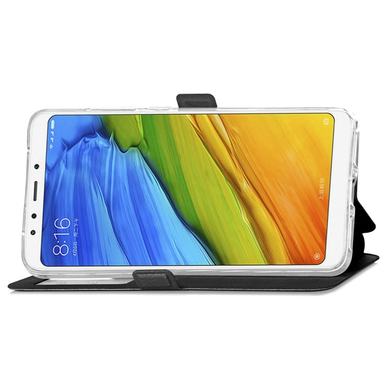 For Xiaomi Redmi 5 Plus Argyles Texture Horizontal Flip Leather Case with Holder & Card Slots & Call Display ID