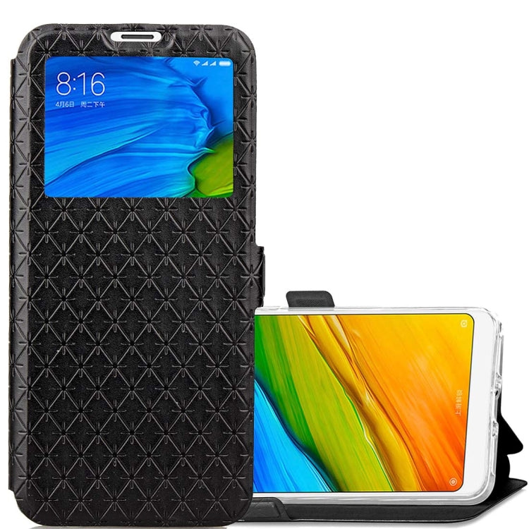 For Xiaomi Redmi 5 Plus Argyles Texture Horizontal Flip Leather Case with Holder & Card Slots & Call Display ID