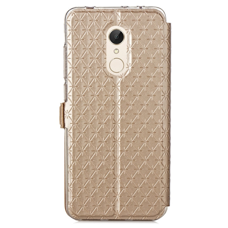 For Xiaomi Redmi 5 Plus Argyles Texture Horizontal Flip Leather Case with Holder & Card Slots & Call Display ID