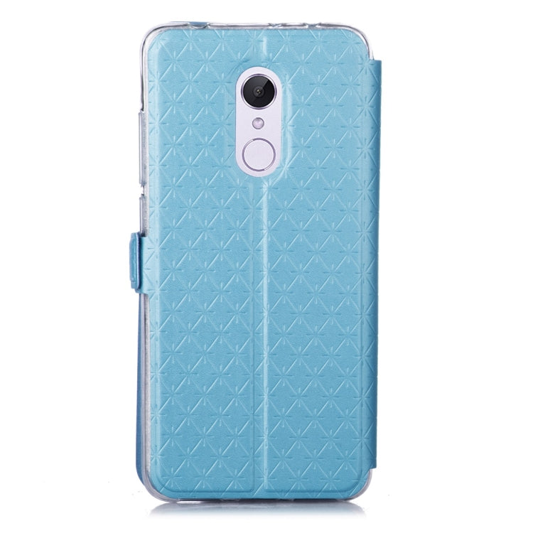 For Xiaomi Redmi 5 Plus Argyles Texture Horizontal Flip Leather Case with Holder & Card Slots & Call Display ID