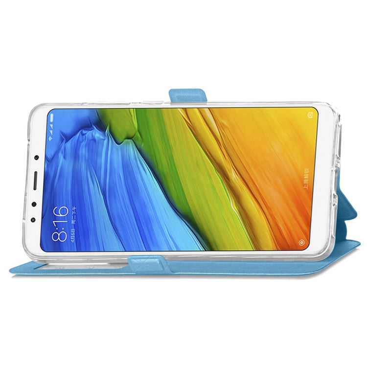 For Xiaomi Redmi 5 Plus Argyles Texture Horizontal Flip Leather Case with Holder & Card Slots & Call Display ID