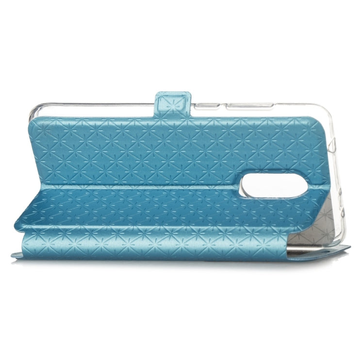 For Xiaomi Redmi 5 Plus Argyles Texture Horizontal Flip Leather Case with Holder & Card Slots & Call Display ID