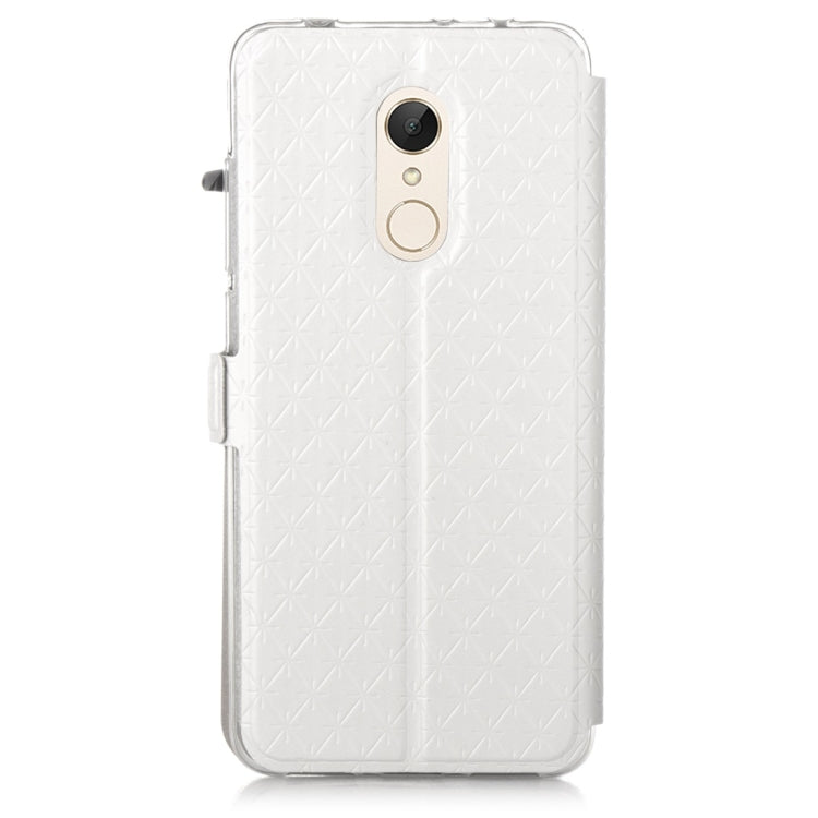 For Xiaomi Redmi 5 Plus Argyles Texture Horizontal Flip Leather Case with Holder & Card Slots & Call Display ID