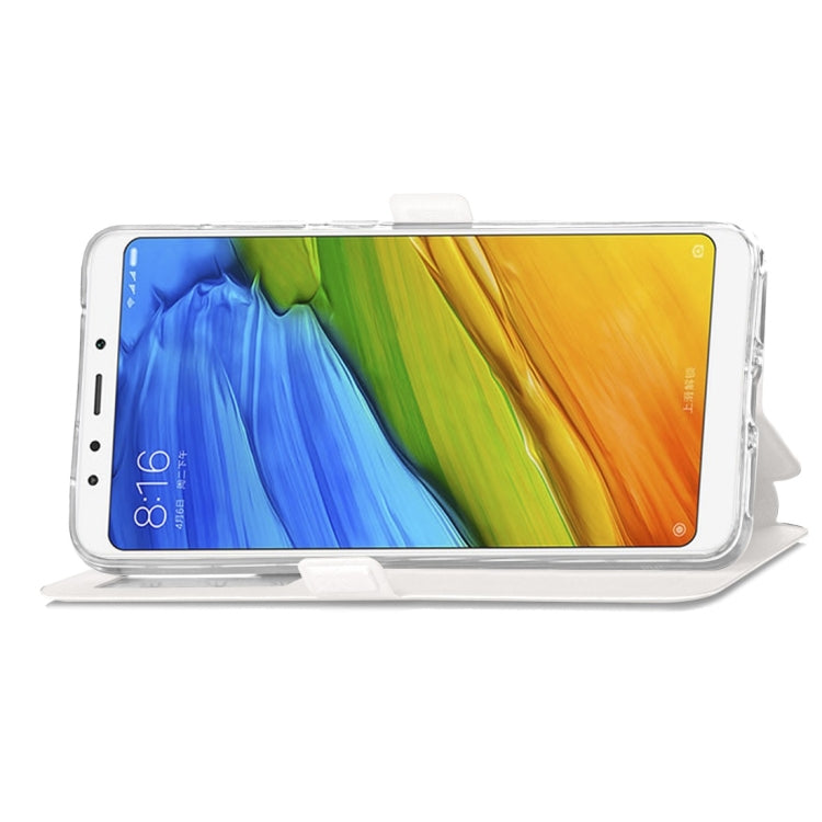 For Xiaomi Redmi 5 Plus Argyles Texture Horizontal Flip Leather Case with Holder & Card Slots & Call Display ID