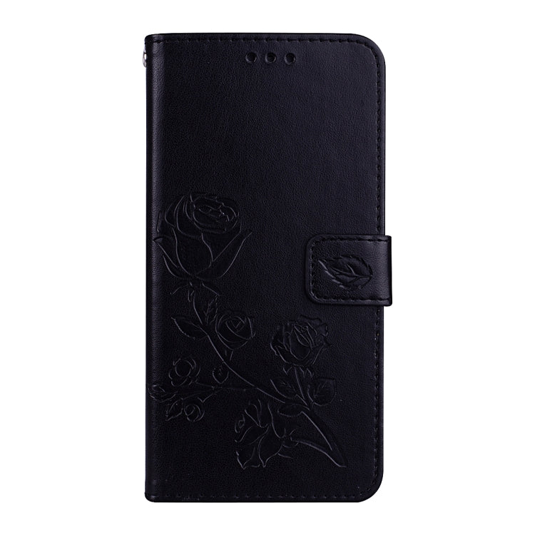 For Xiaomi Redmi 5 Plus Rose Embossed Horizontal Flip Environmental PU Leather Case with Holder & Card Slots & Wallet