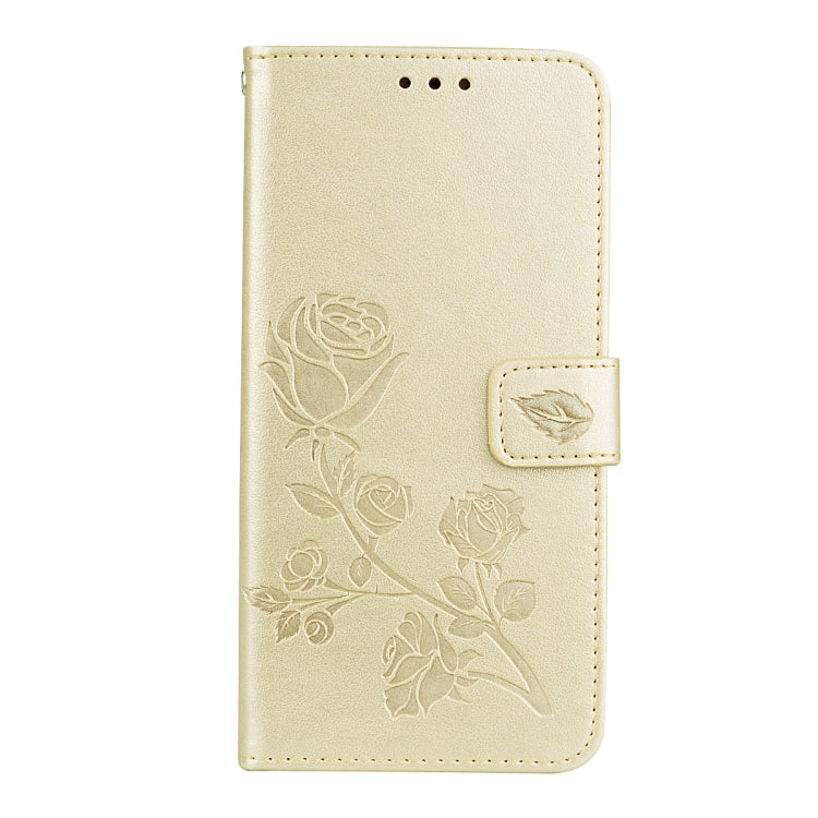 For Xiaomi Redmi 5 Plus Rose Embossed Horizontal Flip Environmental PU Leather Case with Holder & Card Slots & Wallet