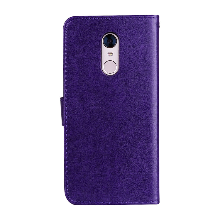 For Xiaomi Redmi 5 Plus Rose Embossed Horizontal Flip Environmental PU Leather Case with Holder & Card Slots & Wallet